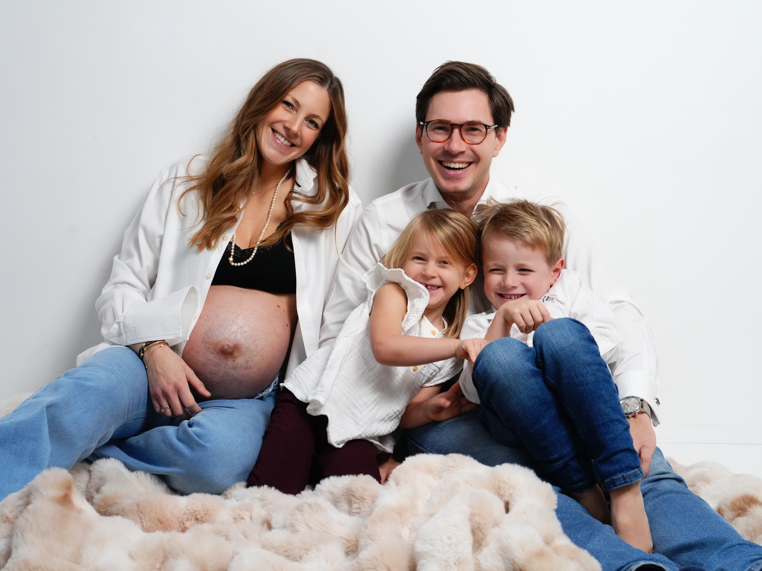 Authentische Familienfotos