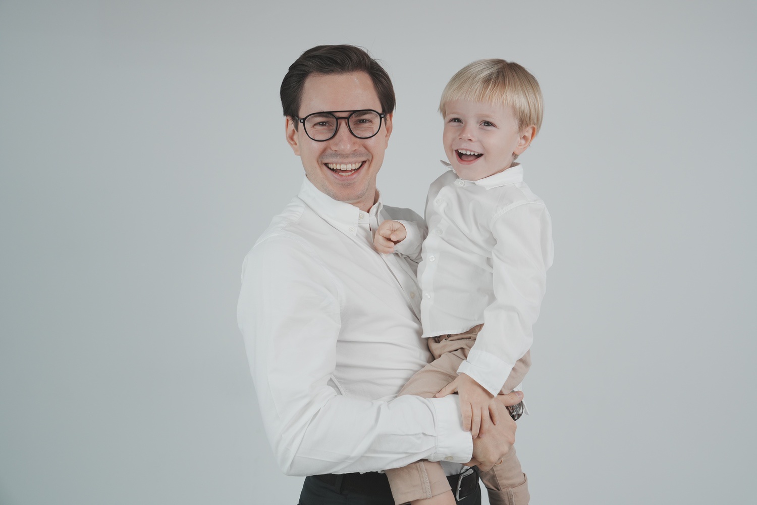 Authentische Familienfotos