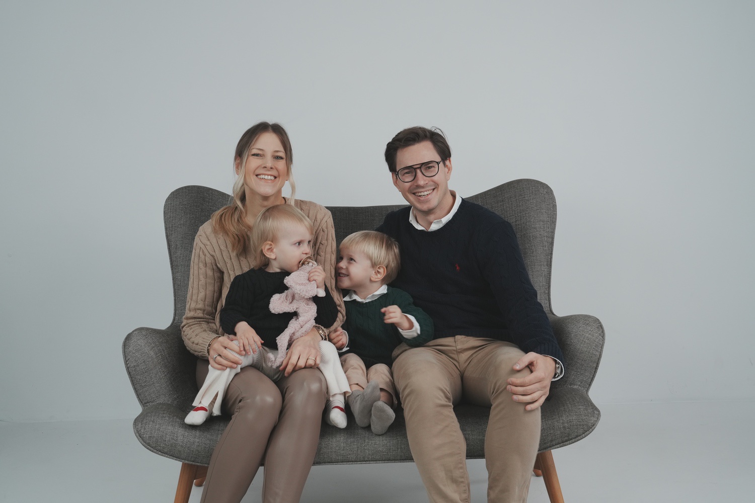 Authentische Familienfotos