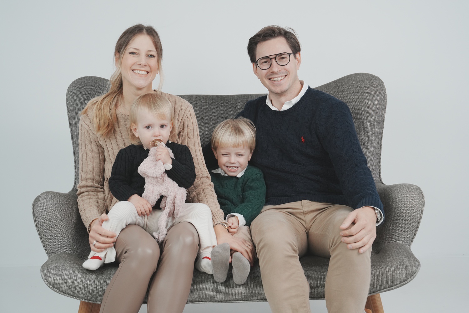 Authentische Familienfotos