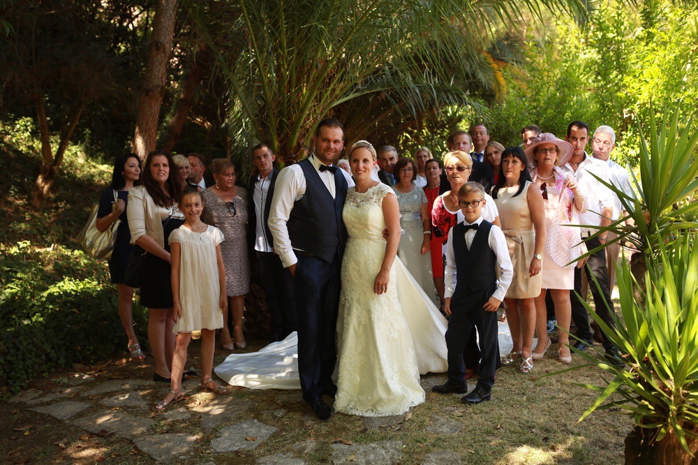 Brautpaar mit der Familie, Hochzeitsfotograf Aachen