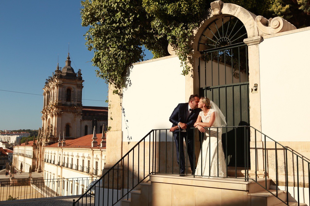 Brautpaar beim Kuss, Hochzeitsfotograf Aachen